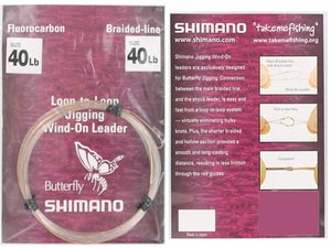 SHIMANO Butterfly Jigging Wind-On Fluorocarbon Leader