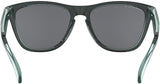 Oakley Men's OO9013 Frogskins Square Sunglasses, Polished Black Frame/Grey Lens, 53 mm