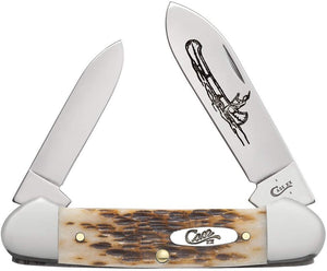 Case Canoe and Baby Butterbean Pocket Knives