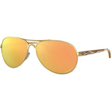 Oakley Women's OO4079 Feedback Aviator Metal Sunglasses