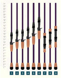 St.Croix Mojo Bass 6.8ft Mxf 2pc Casting Rod (Mjc68mxf2)