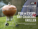 Weber 14407001 Original Kettle Premium Charcoal Grill, 22-Inch, Green